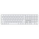 Apple - Teclado Magic Keyboard con Touch ID y teclado numérico para modelos Mac con Apple Silicon - Inglés estadounidense - Teclas blancas