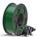 ANYCUBIC - Bobina reutilizable de filamentos para impresora 3D, PLA, doble color, sedosos, coextrusión cromada, cambio de color, 1.75 mm, precisión dimensional +/- 0.02 mm, 1 kg, negro verde 