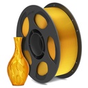 ANYCUBIC Filamento sedoso para impresora 3D, sin obstrucciones y brillante, filamento PLA de 1,75 mm, precisión dimensional de +/- 0,02 mm, carrete reutilizable de 1 kg (2,2 libras), oro sedoso