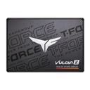 TEAMGROUP T-Force Vulcan Z SATA III T253TZ001T0C101 - SSD interna de 1 TB, almacenamiento en caché SLC, 3D NAND TLC, 2.5 pulgadas (velocidad de lectura/escritura de hasta 550/500 MB/s) 