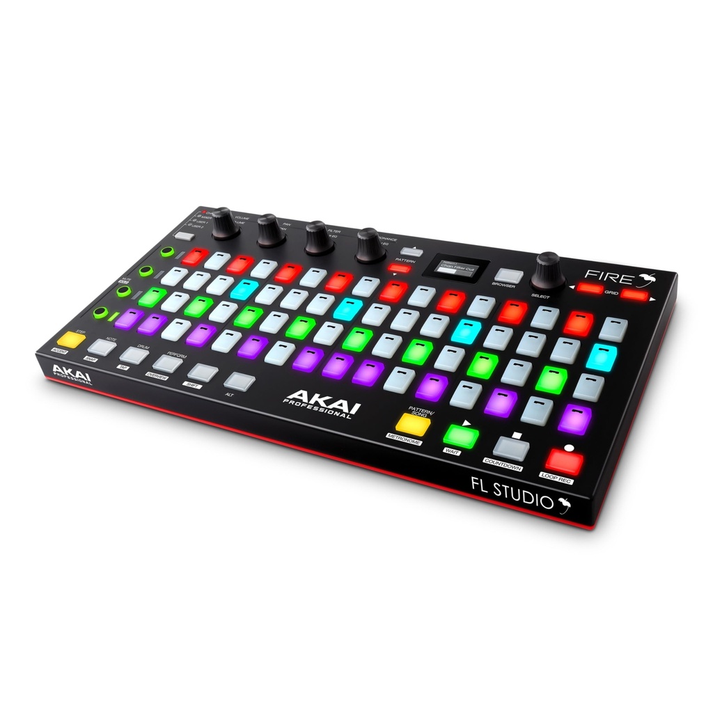 AKAI Professional Fire: Controlador MIDI Exclusivo para FL Studio (Controller Only)