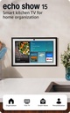 Amazon Echo Show 15 | Pantalla inteligente Full HD de 15.6" con Alexa y Fire TV integrados | Incluye control remoto