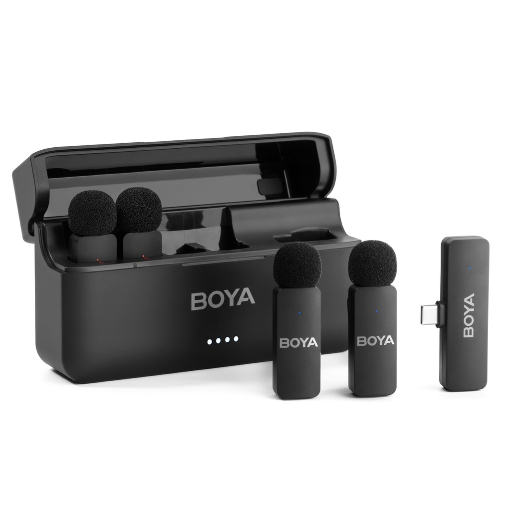 BOYA BY-V4U Micrófono Lavalier inalámbrico