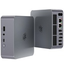 Beelink Mini PC AMD Ryzen 5 6600U, 24GB LPDDR5 500GB PCIE4.0 SSD, mini computadora con AMD Radeon 660M, Dual LAN/Dual 4K Display/USB3.2/WiFi6/BT5.2 / Hogar/Oficina/Gaming Micro PC