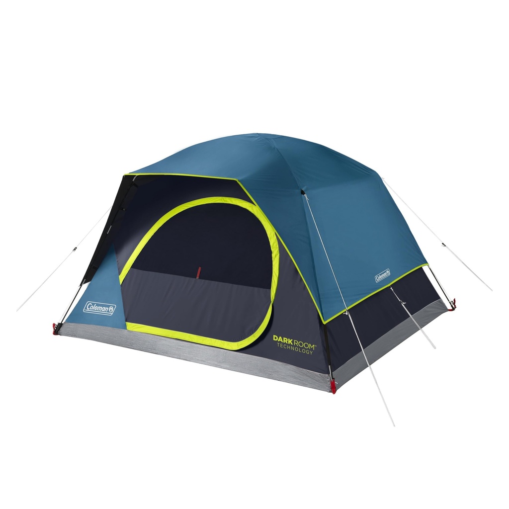 Coleman Tienda de campaña Skydome para 4 personas con lluvia, configuración de 5 minutos, bloquea el 90% de la luz solar, un 20% más de espacio libre que las tiendas tradicionales
