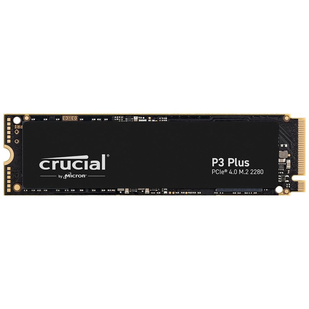 Disco SSD Crucial P3 Plus - 2TB - M.2 2280 - PCIe Gen4 - 5000MB/s - CT2000P3PSSD8