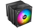 Disipador SAMA 6PDW ARGB White CPU Air Cooler 120mm Cooling Fan Addressable RGB Aluminum