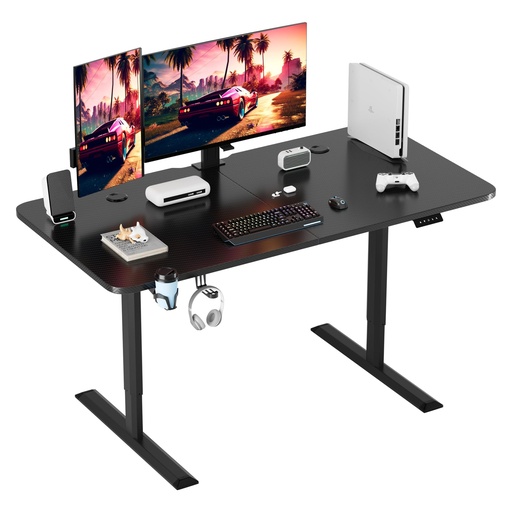 [ECG-00009064] Escritorio Electrico Altura Ajustable FURMAX - 55"x24" - Negro (4046)