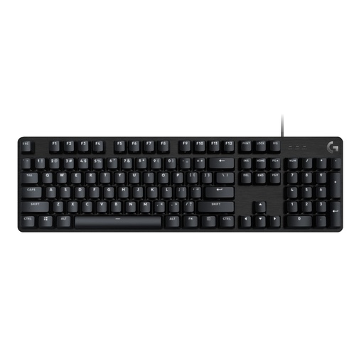 [TCL-00012367] Logitech G 413 SE Teclado mecánico para juegos de tamaño completo, teclado retroiluminado con interruptores mecánicos táctiles, anti-fantasma, compatible con Windows, macOS, aluminio negro