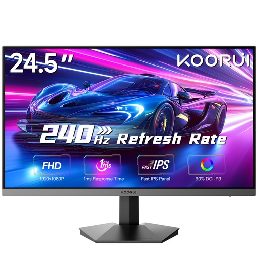 [MNT-00005367] Monitor Gamer KOORUI 25E3A - 24" Full HD VA - 170Hz 1ms