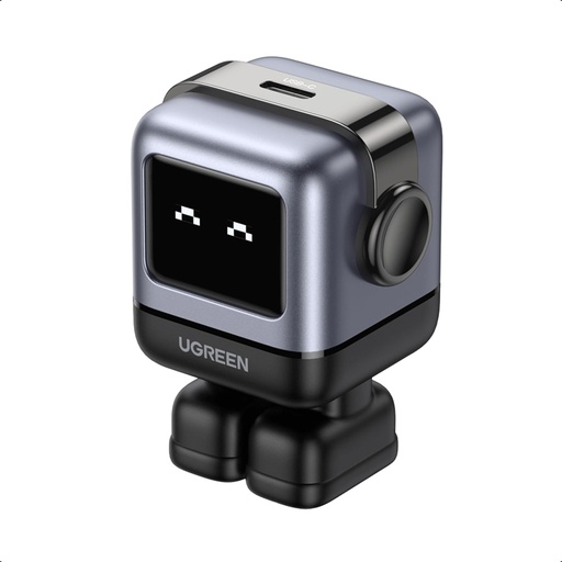 [CAR-00012704] UGREEN Uno - Bloque de cargador USB C de 30 W, cargador rápido compacto robot GaN para iPhone 17, regalos para mujeres y hombres, compatible con iPhone 17/16/15, Galaxy S25/S24/S23, Pixel 10/9/8, iPad