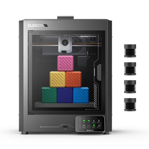 [IM3D-00011738] ELEGOO Centauri - Impresora 3D de carbono, CoreXY 19.685 in/s de alta velocidad con calibración automática, boquilla de 608.0 °F y cámara integrada, lista para imprimir fuera de la caja, tamaño de