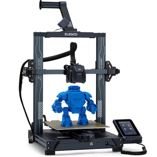 [IM3D-00011736] ELEGOO Impresora 3D Neptune 3 Pro con nivelación automática de cama, extrusora directa de doble engranaje, tornillo de doble plomo, pantalla capacitiva extraíble, tamaño de impresión grande de 8.85 x