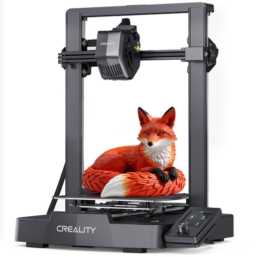[IM3D-00013232] Creality Ender 3 V3 SE Impresora 3D 9.843 in/s más rápida FDM 3D con nivelación automática CR Touch, extrusora directa Sprite, filamento de carga automática de doble eje Z y eje Y, tamaño de impresión 8.66 x 8.66 x 9.84 pulgadas 