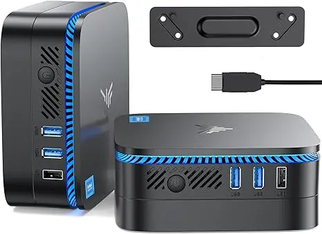 [PC-00012708] [PC-00012708] KAMRUI Mini PC AK1PLUS, Intel Alder Lake N97 Mini computadora (caché de 6M, hasta 3.60 GHz), 16 GB de RAM 512 GB M.2 SSD, compatible con 4K UHD WiFi 6 BT 5.2 USB 3.0 para negocios, hogar, oficina