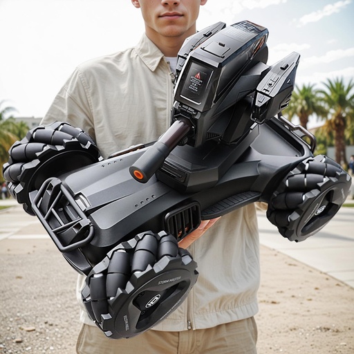 [PR-00084] Veeniix V997 RC Big Truck: Camión RC Grande 4X4 Todoterreno para Adultos, Auto RC Grande 1:10, Juguete Educativo STEM y Programación y Batalla de Bombas de Agua, 120 Minutos de Tiempo de Juego