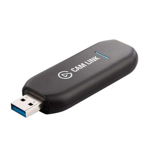 [PR-00111] Elgato Cam Link 4K - Tarjeta de captura externa para DSLR y videocámara, ActionCam como cámara web, reunión/transmisión/grabación en 1080p60 o 4K30/4K60, fácil conexión para OBS/Zoom/Discord - HDMI a