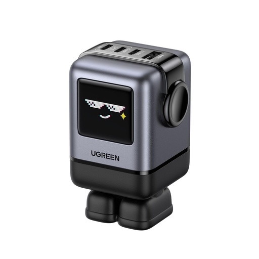 [PR-00146] UGREEN Uno - Cargador USB C de 100 W, cargador rápido GaN de 4 puertos con pantalla LED, regalos tecnológicos para hombres y mujeres, para MacBook Pro/Air 2025, iPad Pro, iPhone 17/16, Galaxy S25/S24