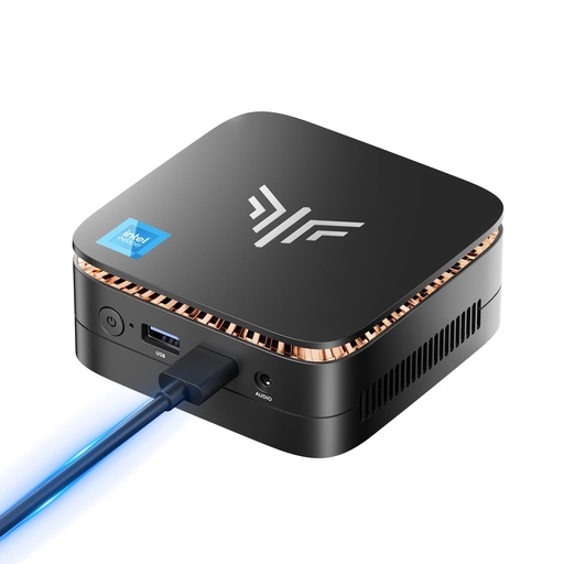 [PR-00152] KAMRUI Essenx E1 Mini PC, 8 GB DDR4 RAM 256 GB M.2 SSD, Mini computadora Twin Lake N150 (Beat N100/N95, hasta 3.6 GHz), computadora de escritorio dual 4K, Ethernet, WiFi, Bluetooth para negocios