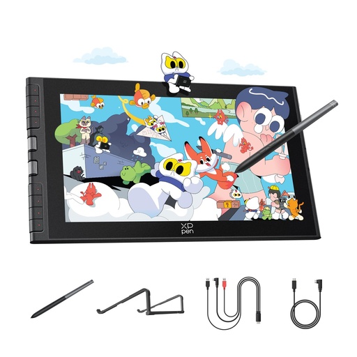 [PR-00183] XPPen Artist 12 3rd 11.9" Tableta de dibujo con pantalla | Lápiz X4 16K de presión | Ruedas de ajuste + 8 teclas | Tableta de dibujo de arte portátil con vidrio grabado AG compatible con Windows/macOS