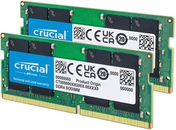 [RAM-00010061] Crucial 32GB Single DDR4 3200 MHz CL22 SODIMM 260-Laptop