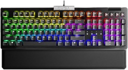 [TCL-00010062] Teclado mecánico EVGA Z15 RGB USB Gaming Keyboard, RGB Backlit LED, Hotswappable Mechanical Kailh Speed Silver Switches (Linear), 821-W1-15US-KR, Black