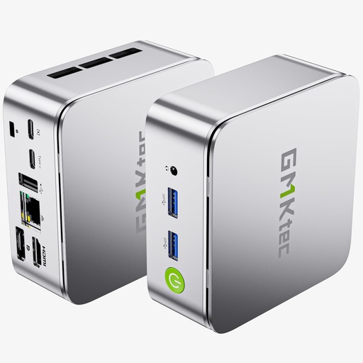 [PR-00197] GMKtec G10 Mini PC Ryzen 5 3500U (Beats N150/N97), 16GB RAM 512 SSD, 2.5GbE LAN Computadora de escritorio para oficina Hogar Negocio HTPC Proxmox, Triple pantalla 4K, HDMI 2.1, WiFi, BT, USB-C, DP