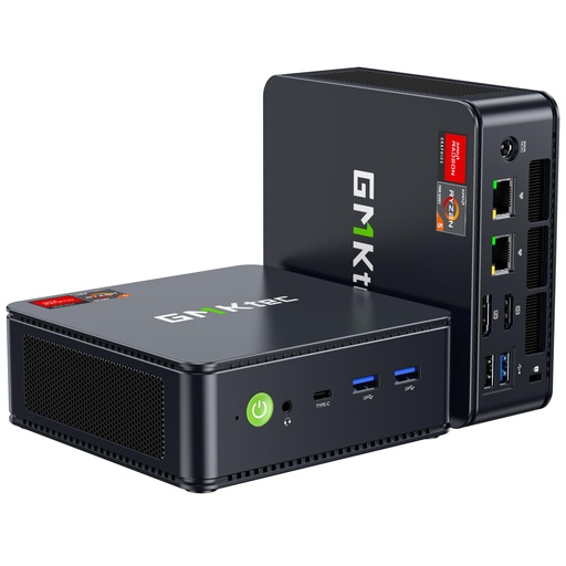 [PR-00299] GMKtec Mini PC para juegos Ryzen 7640HS (Beats 6800H/6800U) 16GB DDR5 512GB NVMe SSD Dual NIC LAN 2.5GbE/WiFi 6E BT5.2/USB4 Computadoras de escritorio Oficina Hogar M6 Ultra 