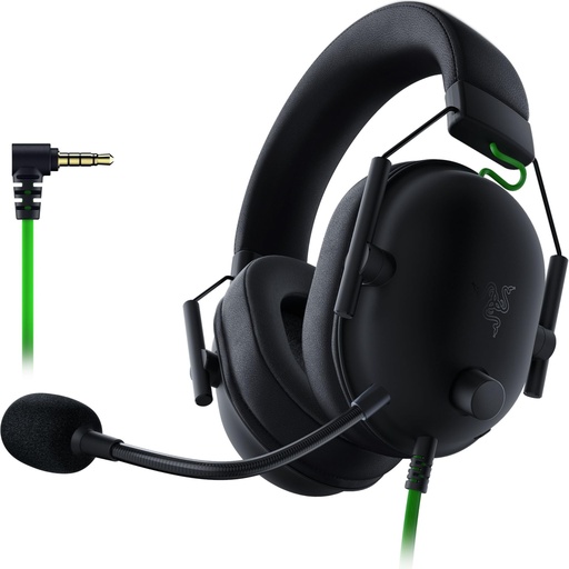 [ADF-00008414] Audifonos Gaming Razer BlackShark V2 X Black - Jack 3.5mm - 7.1 Surround Sound - PC, PS4, PS5, Switch